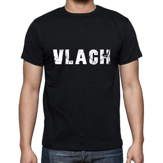 Vlach Mens Short Sleeve Round Neck T-Shirt 5 Letters Black Word 00006 - Casual