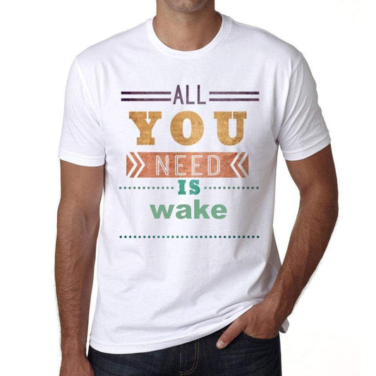 Wake Mens Short Sleeve Round Neck T-Shirt 00025 - Casual
