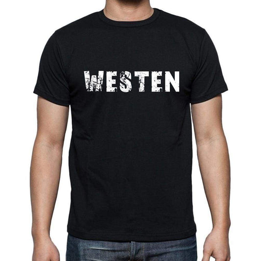Westen Mens Short Sleeve Round Neck T-Shirt - Casual