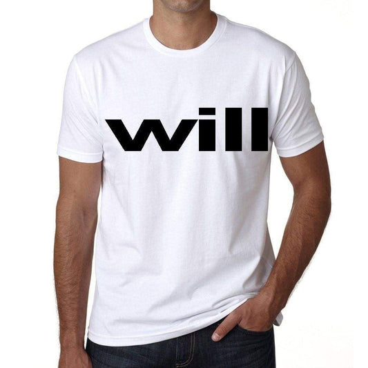 Will Mens Short Sleeve Round Neck T-Shirt